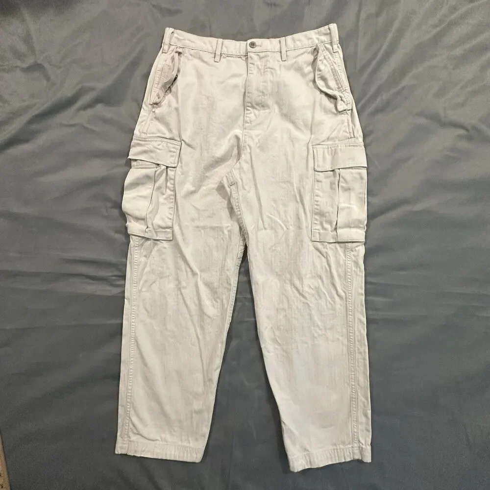 Vintage Gap Cargo Khaki Pants Men's 32x30 Baggy Military Army Tactical Y2K 00s
